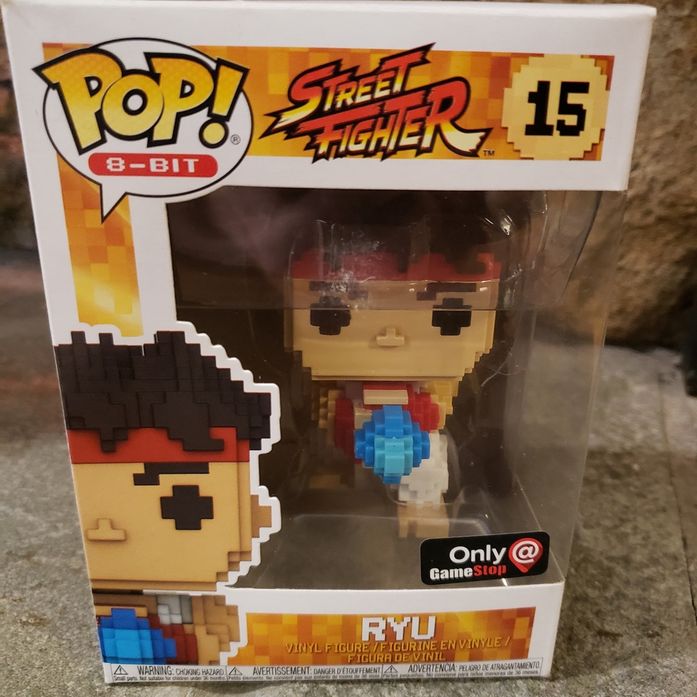 Funko Pop! 8-Bit Street Fighter Ryu Figure GameStop